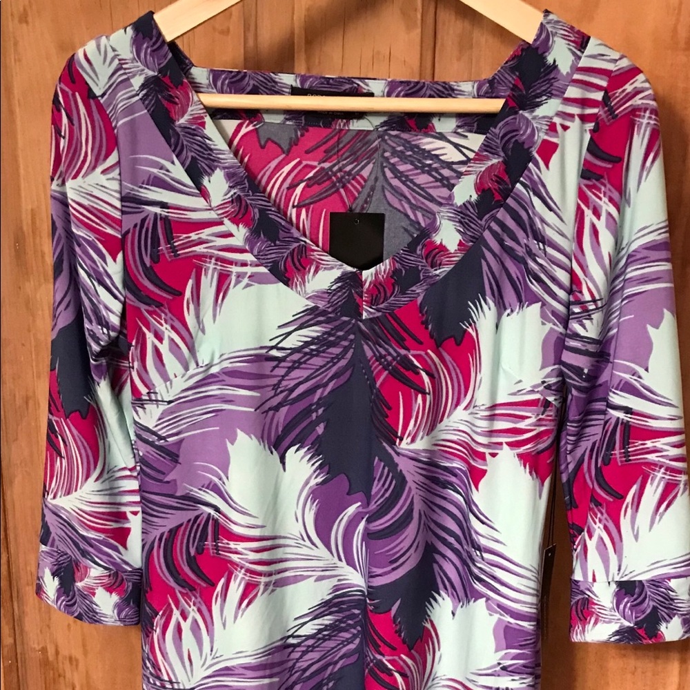 BCBG Maxazria Feather Dress